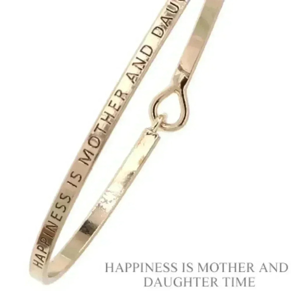 Happiness Is Mother And Daughter Time Bracelet - Picture 1 of 1